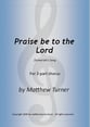 Praise be to the Lord Two-Part choral sheet music cover